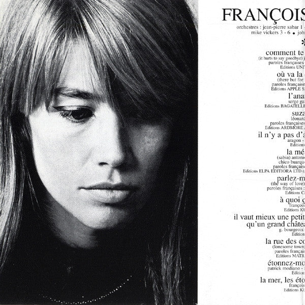 Françoise Hardy : Comment Te Dire Adieu (CD, Album, RE, Jew)