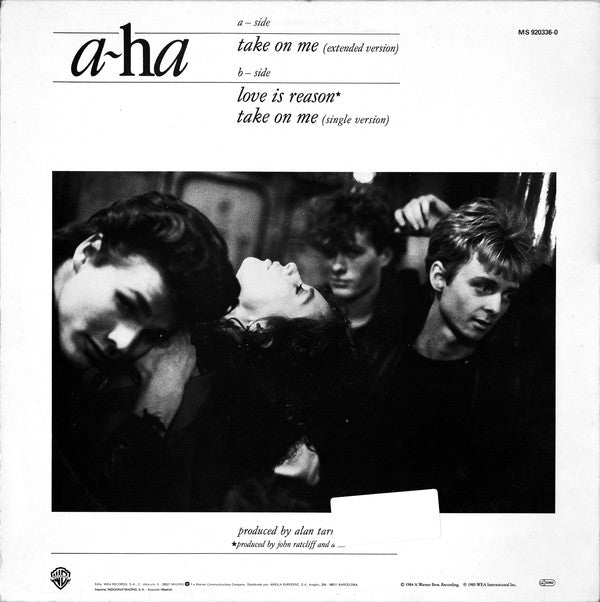 a-ha : Take On Me (Extended Version) (12", Maxi)