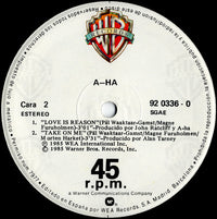 a-ha : Take On Me (Extended Version) (12", Maxi)