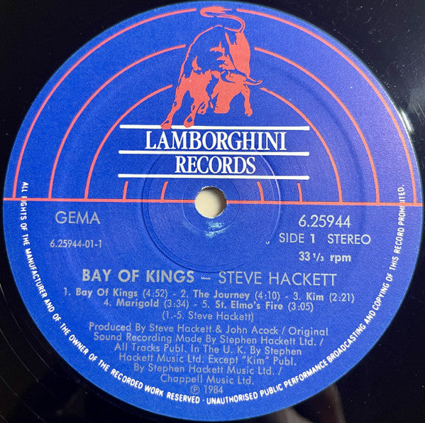 Steve Hackett : Bay Of Kings (LP, Album)