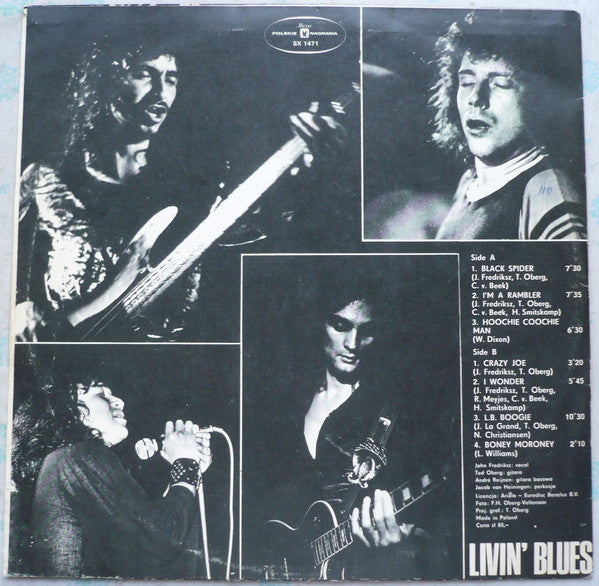 Livin' Blues : Live Livin' Blues (LP, Album, Bla)