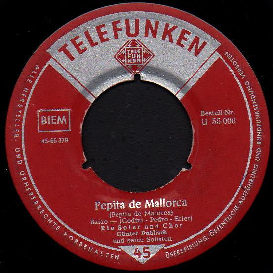 Ria Solar : In Der Mitte Von Samoa / Pepita De Mallorca (7", Single)