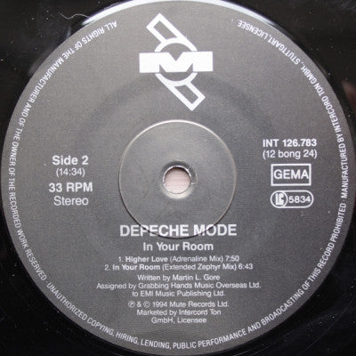 Depeche Mode : In Your Room (12", Single)