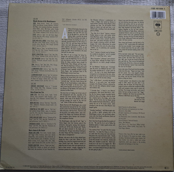Woody Herman & His Woodchoppers*, Gene Krupa Jazz Trio, Harry James & His Sextet : The 1940's - The Small Groups: New Directions (LP, Comp, Mono, RM)