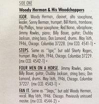 Woody Herman & His Woodchoppers*, Gene Krupa Jazz Trio, Harry James & His Sextet : The 1940's - The Small Groups: New Directions (LP, Comp, Mono, RM)