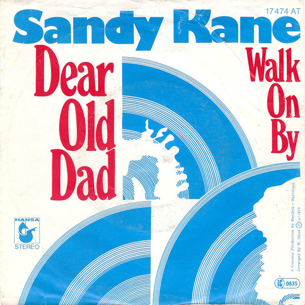 Sandy Kane : Dear Old Dad (7", Single)