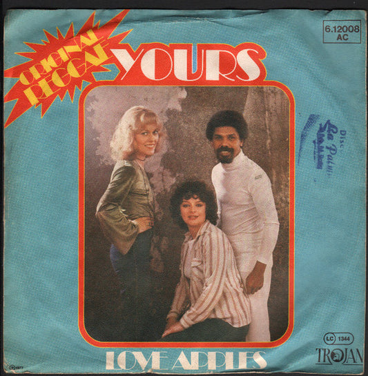 Love Apples : Yours (7", Single)