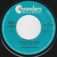 Christian Anders : It's Out Of My Hands (7", Single)