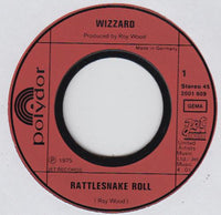 Wizzard (2) : Rattlesnake Roll (7", Single)