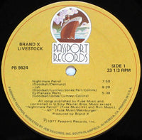 Brand X (3) : Livestock (LP, Album, RE, HUB)