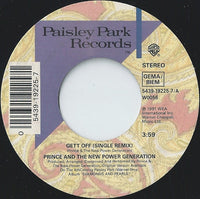 Prince And The New Power Generation : Gett Off (7", Single, Lar)