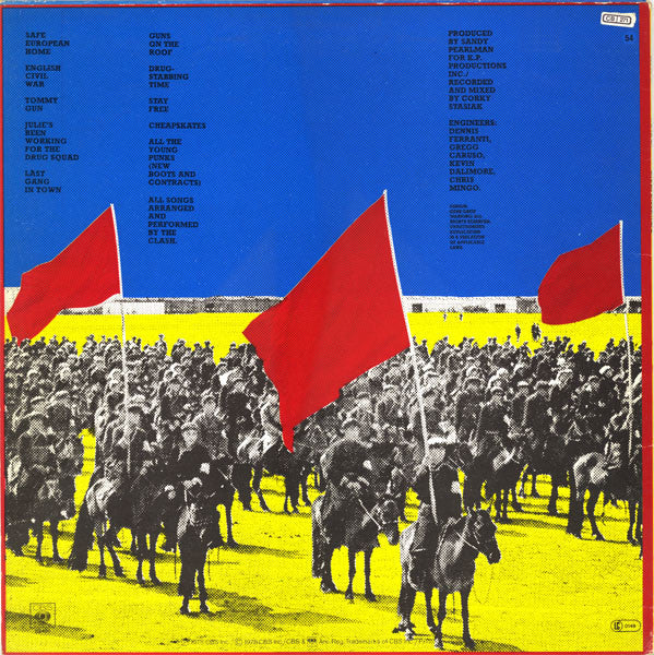 The Clash : Give 'Em Enough Rope (LP, Album, RE)