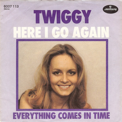 Twiggy (2) : Here I Go Again (7", Single)