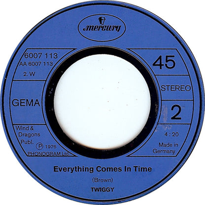 Twiggy (2) : Here I Go Again (7", Single)