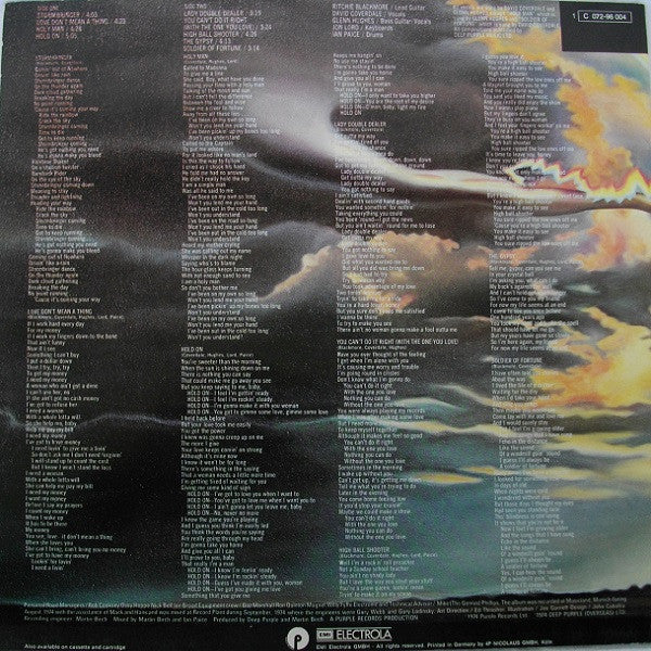 Deep Purple : Stormbringer (LP, Album, RE)