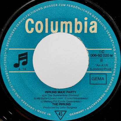 The Pipkins : Pipkins Maxi Party (7")