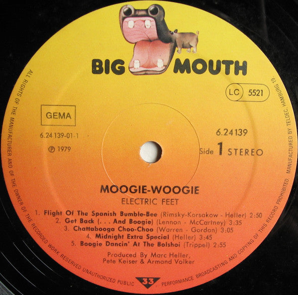 Electric Feet : Moogie-Woogie (LP, Album)