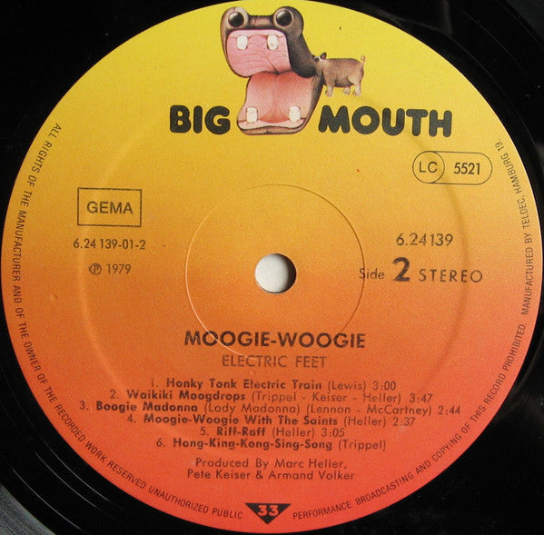 Electric Feet : Moogie-Woogie (LP, Album)