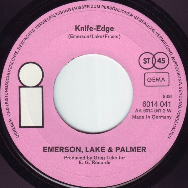 Emerson, Lake & Palmer : Lucky Man (7", Single)