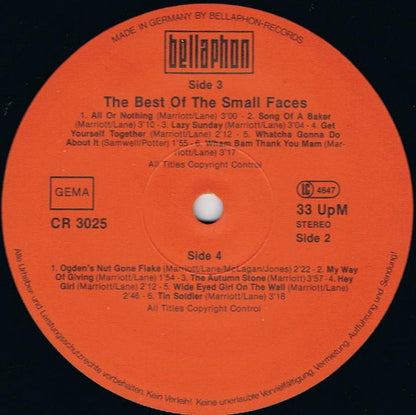 Small Faces : Best Of Small Faces (2xLP, Comp)