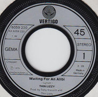 Thin Lizzy : Waiting For An Alibi (7", Single)