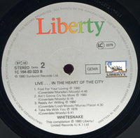 Whitesnake : Live... In The Heart Of The City (2xLP, Album)