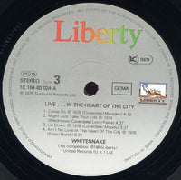 Whitesnake : Live... In The Heart Of The City (2xLP, Album)
