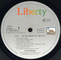 Whitesnake : Live... In The Heart Of The City (2xLP, Album)