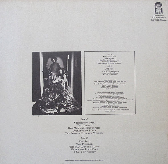 Angelo Branduardi : Highdown Fair (LP, Album, Club)