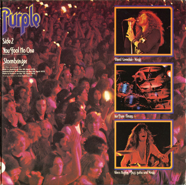 Deep Purple : Made In Europe (LP, Album, Gat)