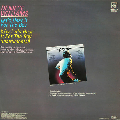 Deniece Williams : Let's Hear It For The Boy (12", Maxi)