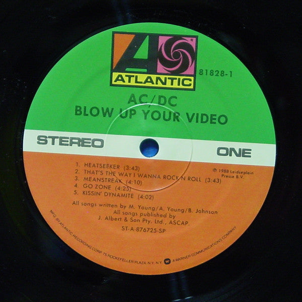 AC/DC : Blow Up Your Video (LP, Album, SP)