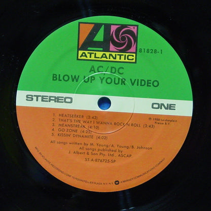 AC/DC : Blow Up Your Video (LP, Album, SP)