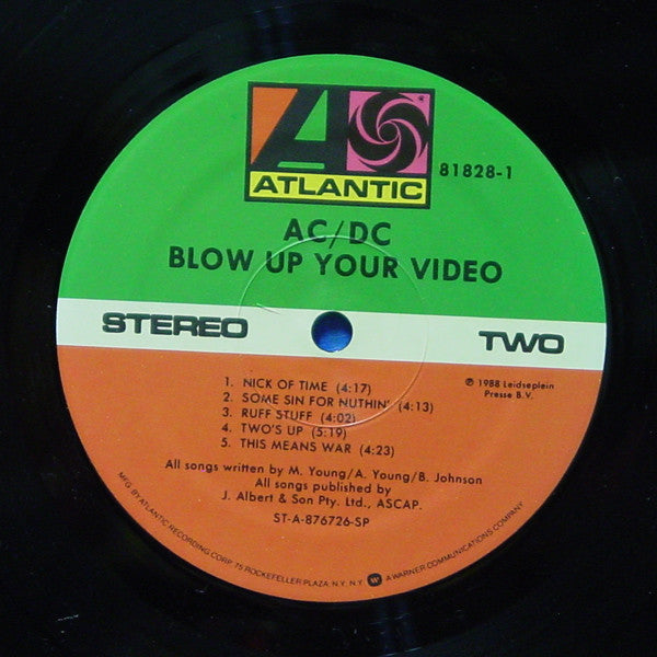 AC/DC : Blow Up Your Video (LP, Album, SP)