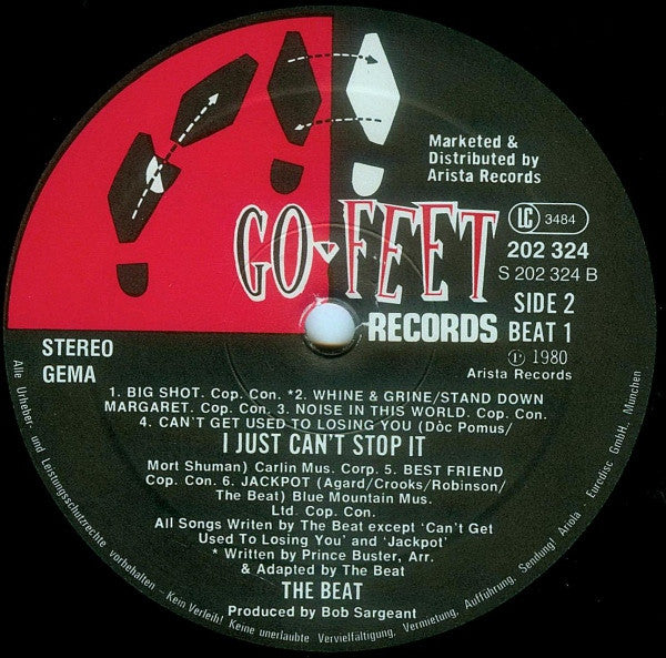 The Beat (2) : I Just Can't Stop It (LP, Album)
