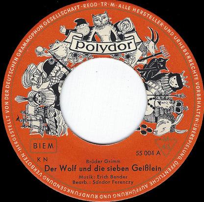 Brüder Grimm* : Der Wolf Und Die Sieben Geißlein  (7")