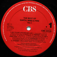 Earth, Wind & Fire : The Best Of Earth, Wind & Fire Vol. I (LP, Album, Comp, RE, Gat)