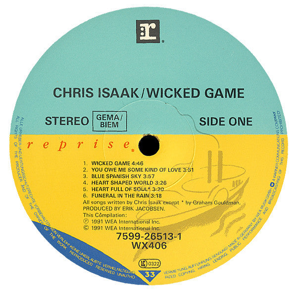 Chris Isaak : Wicked Game (LP, Comp)