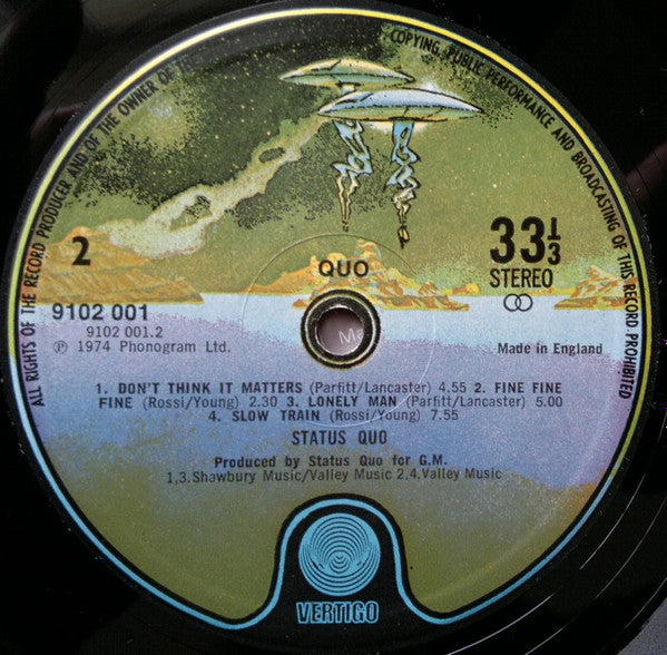 Status Quo : Quo (LP, Album, RE, Bil)