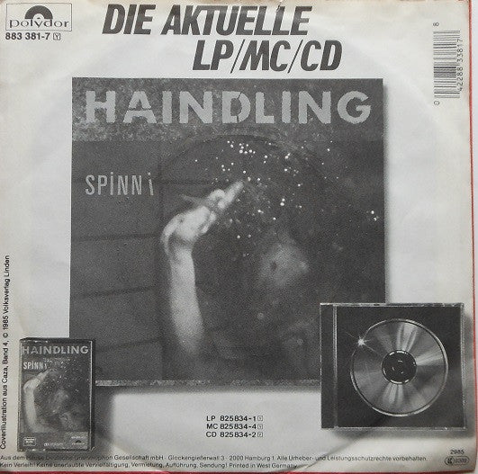 Haindling : Aber Du (7", Single)
