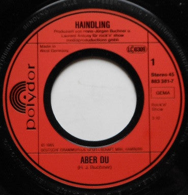 Haindling : Aber Du (7", Single)