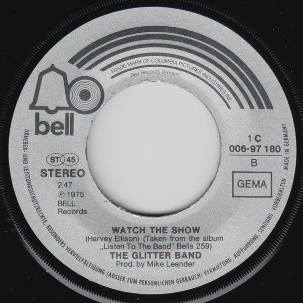 The Glitter Band : Alone Again (7", Single)