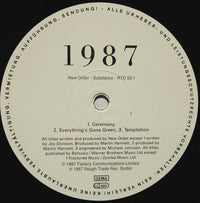 New Order : Substance (2xLP, Comp, Son)