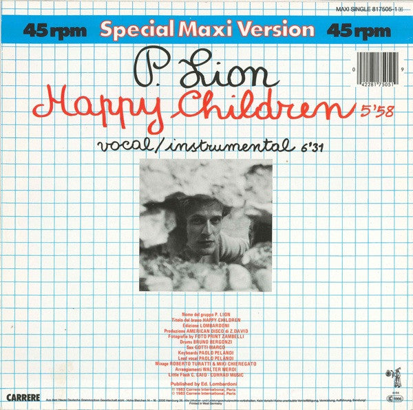 P. Lion : Happy Children (12", Maxi)