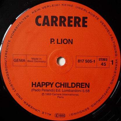 P. Lion : Happy Children (12", Maxi)