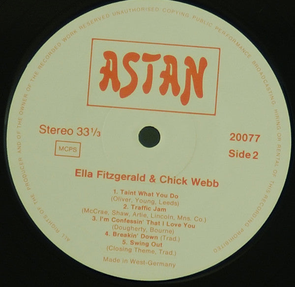 Ella Fitzgerald & Chick Webb : Ella Fitzgerald & Chick Webb (LP)