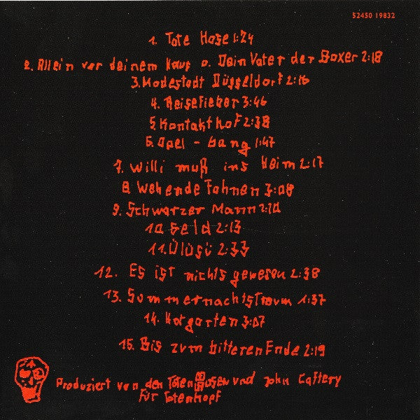 Die Toten Hosen : Opel-Gang (CD, Album, RE)