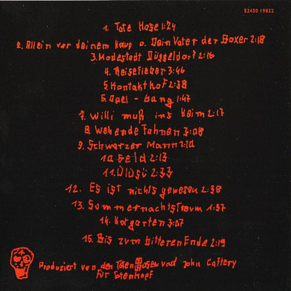 Die Toten Hosen : Opel-Gang (CD, Album, RE)