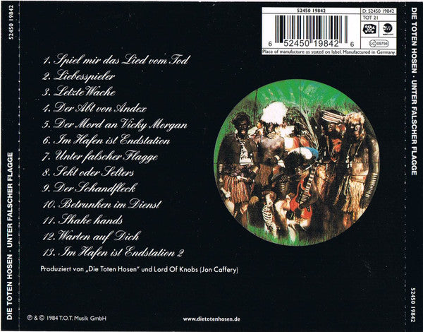 Die Toten Hosen : Unter Falscher Flagge (CD, Album, RE)