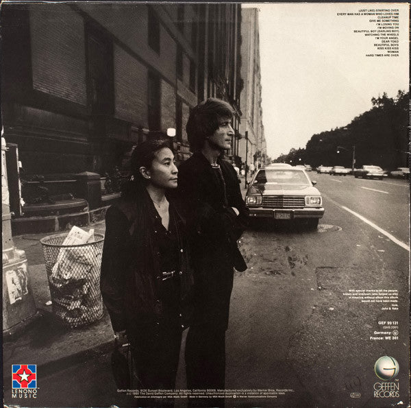 John Lennon & Yoko Ono : Double Fantasy (LP, Album, RP)
